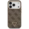 GUESS 4G Triangle Logo MagSafe-hoesje voor iPhone 17 Pro / 18 Pro - bruin