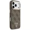 GUESS 4G Triangle Logo MagSafe-hoesje voor iPhone 17 Pro / 18 Pro - bruin