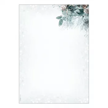 SIGEL kerstbriefpapier Eucalyptus Magic A4 90 g/m² 100 vel
