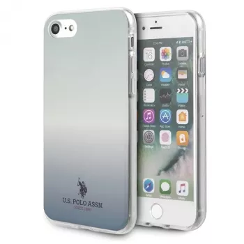 U.S. POLO ASSN. Gradient Pattern Collection hardcase voor iPhone 7/8/SE (2020/2022) - blauw