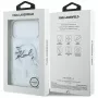 Karl Lagerfeld Liquid Glitter Karl Script Logo MagSafe-hoesje voor iPhone 17 Pro transparant
