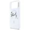 Karl Lagerfeld Liquid Glitter Karl Script Logo MagSafe-hoesje voor iPhone 17 Pro transparant