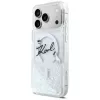 Karl Lagerfeld Liquid Glitter Karl Script Logo MagSafe-hoesje voor iPhone 17 Pro transparant