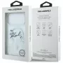 Karl Lagerfeld Liquid Glitter Karl Script Logo MagSafe-hoesje voor iPhone 17 Pro Max, transparant