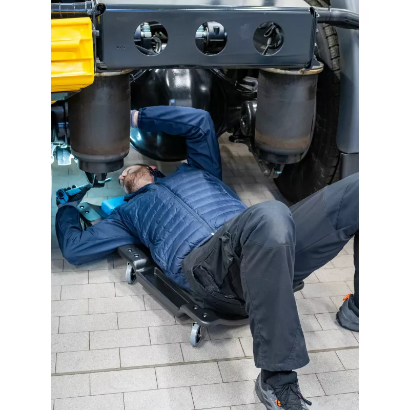 HAZET 195N-2 werkplaatsligbank met gereedschapsvakken, 150 kg, blauw