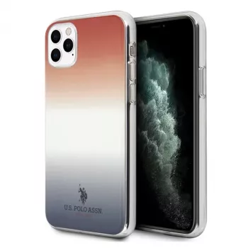 U.S. Polo Assn. Gradient Pattern hoesje voor Apple iPhone 11 Pro – blauw & rood