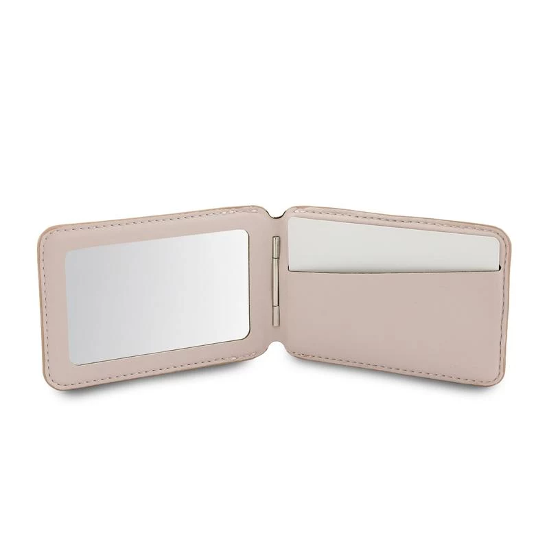 GUESS 4G Stand & Mirror MagSafe wallet case voor iPhone - roze