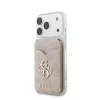 GUESS 4G Stand & Mirror MagSafe wallet case voor iPhone - roze