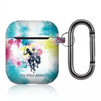U.S. Polo Assn. US Polo AirPods 1/2 hoesje multicolor Tie & Dye collectie