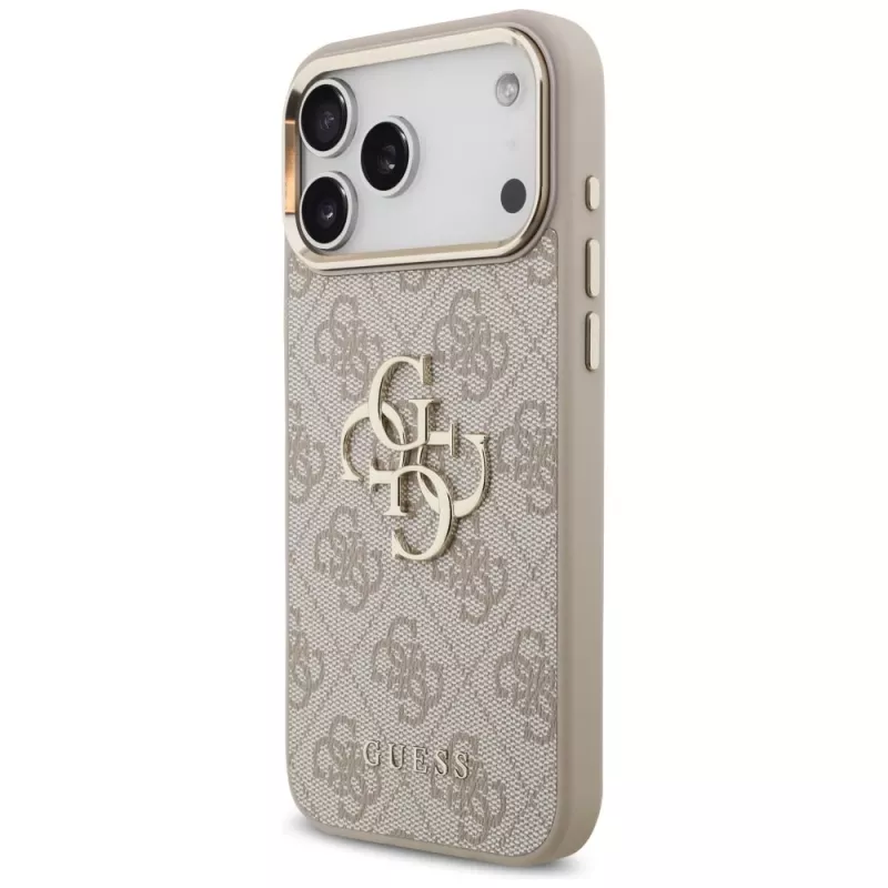 GUESS 4G Big 4G Classic Logo hoesje voor iPhone 17 Pro Max / 18 Pro Max - roségoud