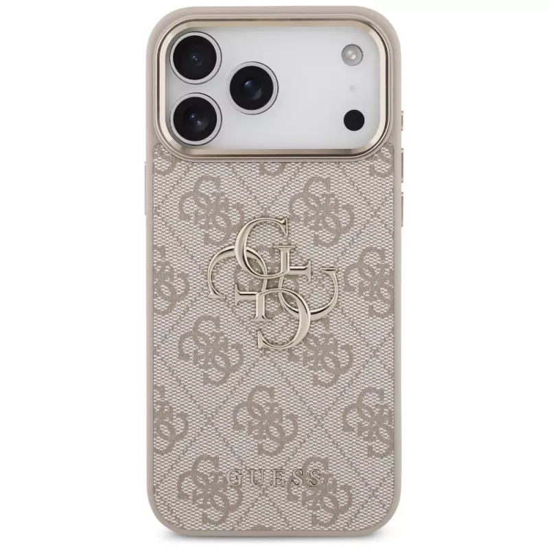 GUESS 4G Big 4G Classic Logo hoesje voor iPhone 17 Pro Max / 18 Pro Max - roségoud