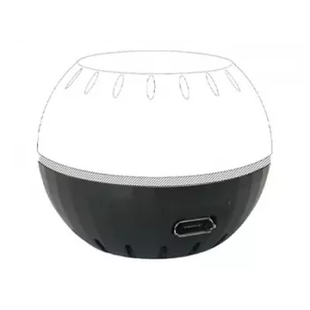 Shelly H&T USB Add-on stroommodule zwart