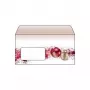 SIGEL DU040 design-brievenveloppen DL bruin-rood zelfklevend 50 stuks