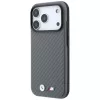 BMW M Carbon Metal Logo MagSafe-hoesje voor iPhone 18 Pro / 17 Pro - grijs