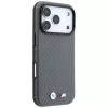 BMW M Carbon Metal Logo MagSafe-hoesje voor iPhone 18 Pro / 17 Pro - grijs