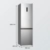 Gorenje NRK620EAXL4 vrijstaande koel-vriescombinatie, 331L totale capaciteit, NoFrost Plus, RVS-look, energieklasse E