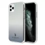 U.S. POLO ASSN. US Polo USHCN58TRDGLB iPhone 11 Pro blauwe gradientpatroon achterkantcover