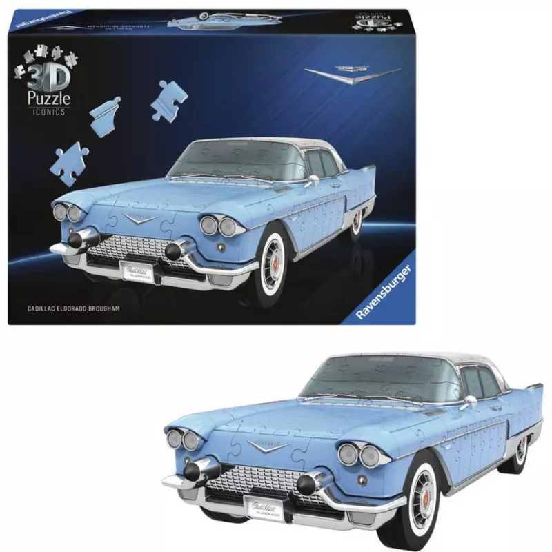 Ravensburger 3D-puzzel Iconics: Cadillac Eldorado Brougham (162 stukjes)