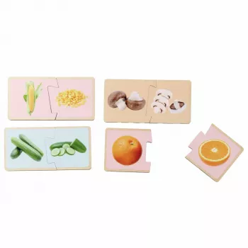 Eichhorn Montessori puzzel - houten stiftpuzzel voor peuters vanaf 12 maanden, FSC 100%