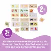 Eichhorn Montessori puzzel - houten stiftpuzzel voor peuters vanaf 12 maanden, FSC 100%