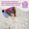 Eichhorn Montessori puzzel - houten stiftpuzzel voor peuters vanaf 12 maanden, FSC 100%