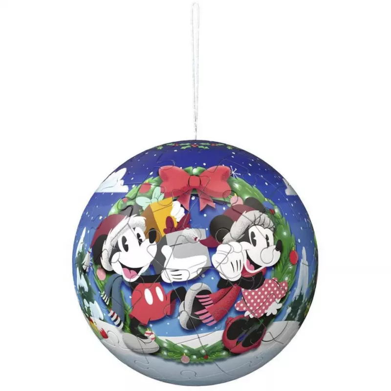 Ravensburger 3D puzzelbal Disney kerstbal-set (2 x 27 stukjes)