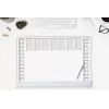 SIGEL H7366 2-jaarskalender bureaubladonderlegger, 59,5 x 41 cm, 40 bladen, antislip, afscheurbaar, meertalig
