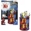 RAVENSBURGER 3D puzzel pennenhouder Spider-Man - 54 stukjes, officieel Marvel, Easy Click