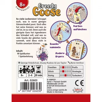 AMIGO Greedy Goose kinderspel voor 2-4 spelers vanaf 5 jaar