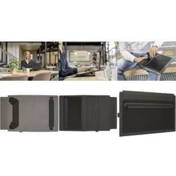 SIGEL BA511 vilten laptophoes tot 16 inch met standfunctie, grijs