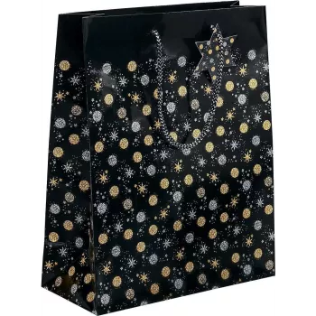 Sigel GT028 Stardust cadeautas kerst, groot, 26 x 33 cm