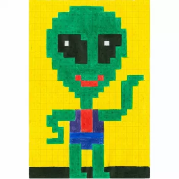 FABER-CASTELL Pixel-it kleurboek met 32 motieven (201572)