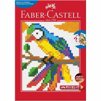 FABER-CASTELL Pixel-it kleurboek met 32 motieven (201572)
