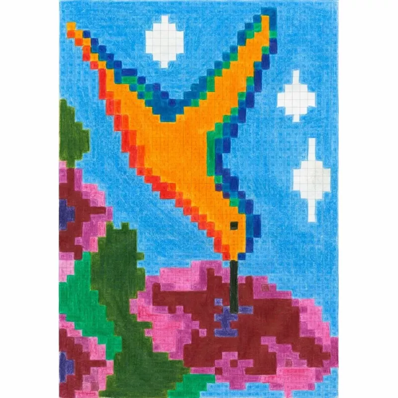 FABER-CASTELL Pixel-it kleurboek met 32 motieven (201572)