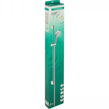 Hansgrohe Crometta Vario EcoSmart doucheset, 90 cm, wit/chroom