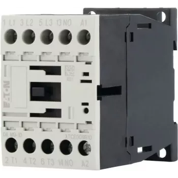 Eaton DILM9-10 24 V DC 3-polig vermogensrelais, 9 A AC-3, 4 kW, 1 NO hulpcontact
