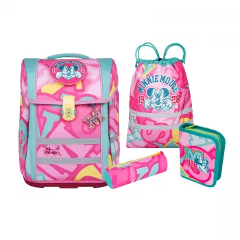 McNeill PERFECTO schooltas-set 5-delig Disney Minnie Mouse