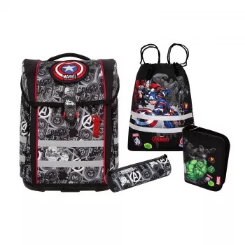 McNeill PERFECTO 5-delige schooltas-set Marvel Avengers