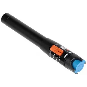 BML-205-10 visual fault locator 650nm 10mW glasvezelkabel-tester met 10km bereik, universele 2,5mm aansluiting, CW/puls-modus, aluminium behuizing