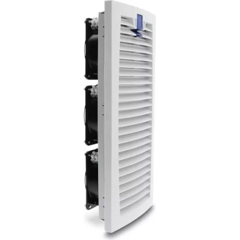 Delock 3 axiale ventilatoren 230 V AC met filter 418 x 180 x 84 mm