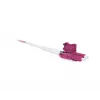 SYNERGY21 OM4 LC naar LC duplex uniboot push-pull glasvezel-patchkabel, 5m, aqua, LSZH, 2mm