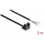 Delock vorklichtsluis 5 mm type L met 4 open kabeleinden NPN L/D selecteerbaar 2 m