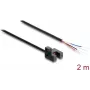 Delock vorklichtsluis 5 mm type R met 4 open kabeleinden NPN L/D omschakelbaar 2 m
