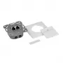LOGILINK Cat.6A wandcontactdoos 2xRJ45 STP, verticaal, signaalwit