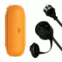 LogiLink LPS239 buiten-verlengkabelset met beschermdoos, 10 m, Schuko, IP44, zwart