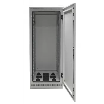 EFB ELEKTRONIK 19 inch netwerkkast 42U 800x1000 IP55 met voorgemonteerde sokkel RAL7035