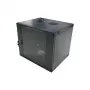 LogiLink 19 inch wandmontage-enkeldeelkast 6U, Flat Pack, zwart (RAL 9005)