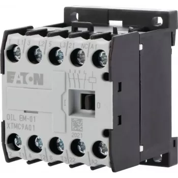 Eaton DILEM-01-G(24VDC) Minicontactor, 3-polig, 1 NC, 24 V DC-spoel, 4 kW AC-3