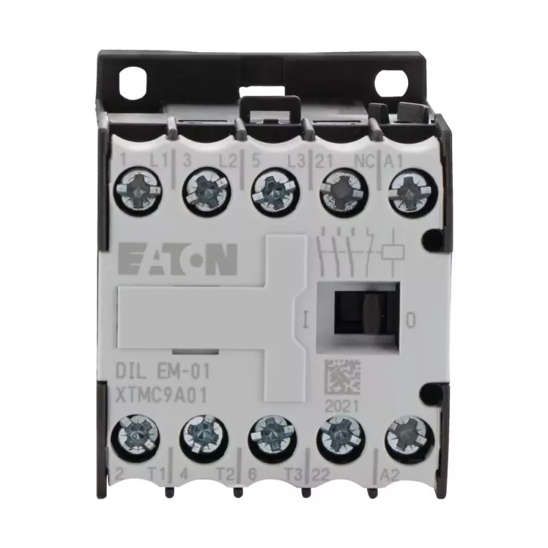 Eaton DILEM-01-G(24VDC) Minicontactor, 3-polig, 1 NC, 24 V DC-spoel, 4 kW AC-3