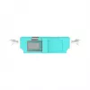 EFB Elektronik LC duplex OM3 multimode glasvezel-koppeling, flensloos, aqua, keramische huls